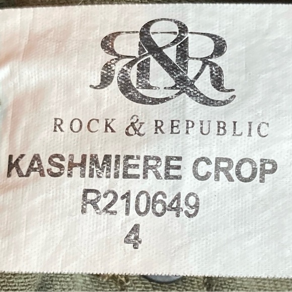 Rock & Republic Kashmiere Crop Skinny Jeggings Size 4 - Picture 12 of 12